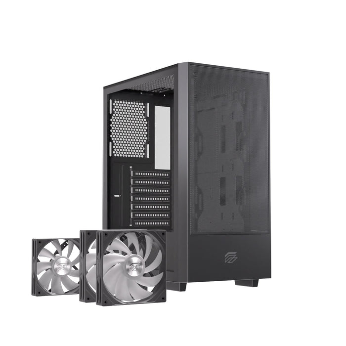 EAN 6977277364477 - Einarex EXCS-PL-100R-B carcasa de ordenador Midi Tower Negro imagen 6