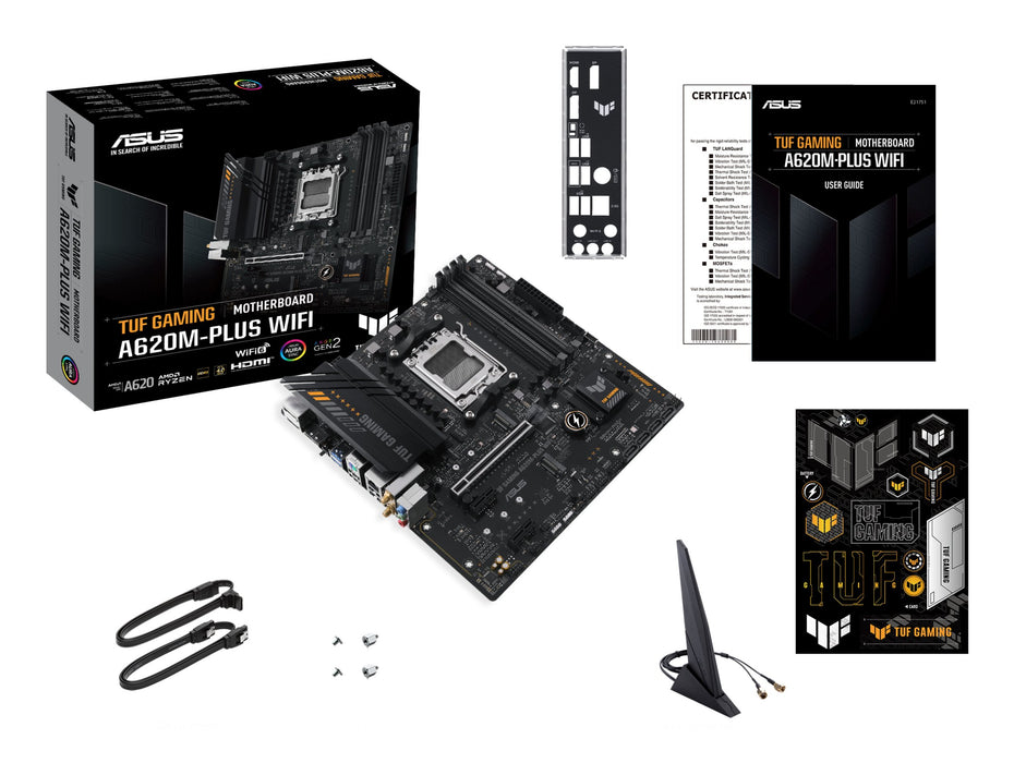 EAN 4711387164266 - ASUS TUF GAMING A620M-PLUS WIFI AMD A620 Zócalo AM5 micro ATX imagen 9