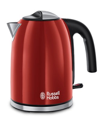 EAN 4008496877607 - Russell Hobbs 20412-70 tetera eléctrica Negro, Rojo, Acero inoxidable imagen 1