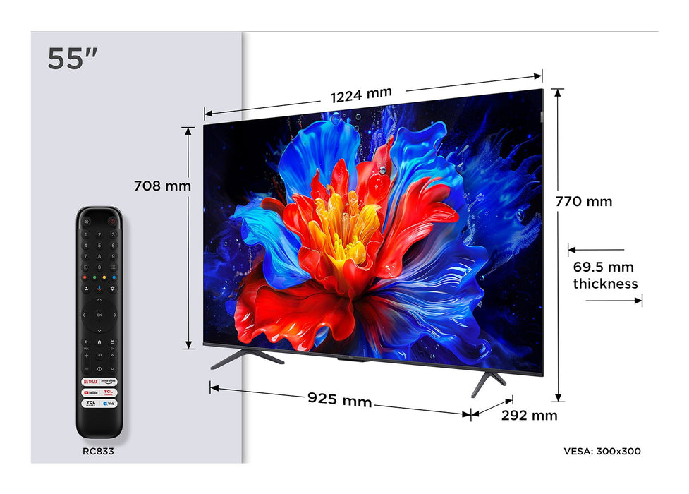 EAN 5901292525897 - TCL P8K 55P8K Televisor 139,7 cm (55") 4K Ultra HD Smart TV Wifi Metálico 350 cd / m² imagen 2