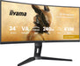 EAN 4948570125173 - iiyama G-MASTER GCB3486WQSCP-B1 pantalla para PC 86,4 cm (34") 1440 x 3440 Pixeles 4K Ultra HD Negro imagen 4
