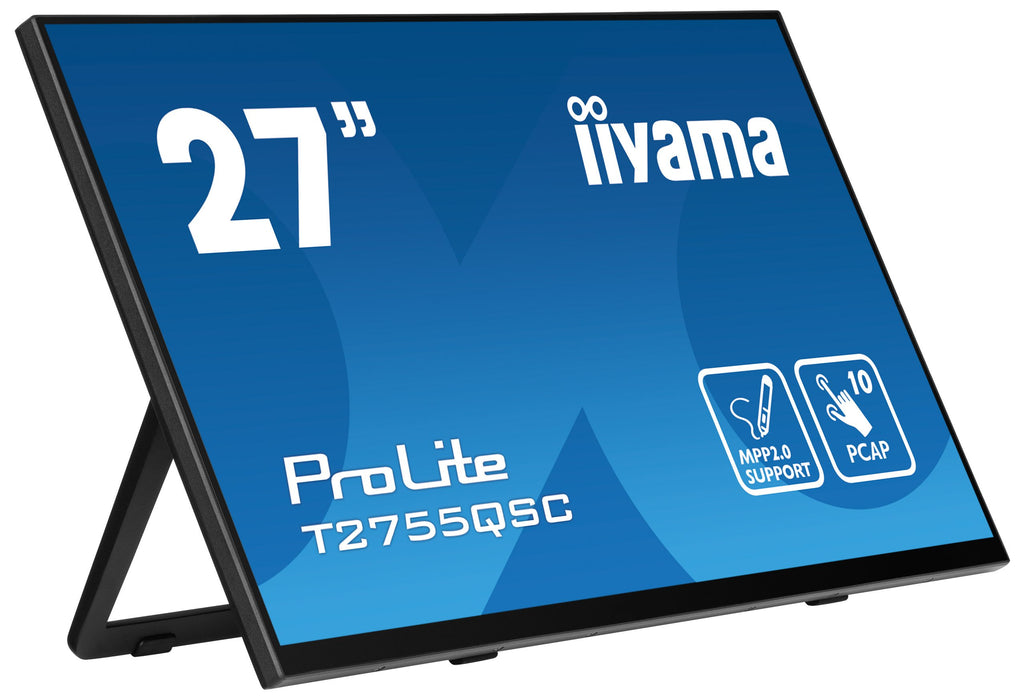 EAN 4948570122981 - iiyama ProLite T2755QSC-B1 pantalla para PC 68,6 cm (27") 2560 x 1440 Pixeles Full HD LCD Pantalla táctil imagen 3