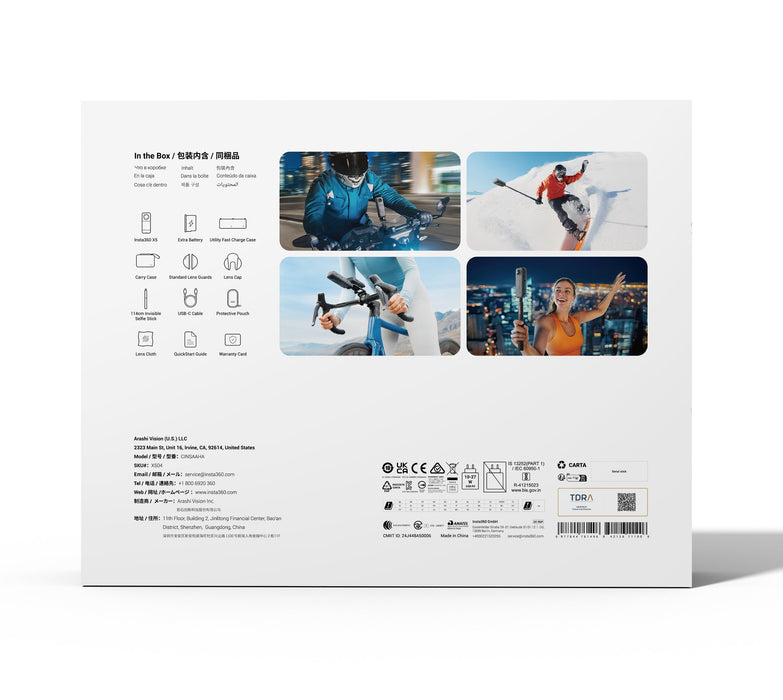 EAN 6977644761496 - Insta360 X5 Bundle cámara para deporte de acción 72 MP 8K Ultra HD 25,4 / 1,28 mm (1 / 1.28") Wifi 200 g imagen 6