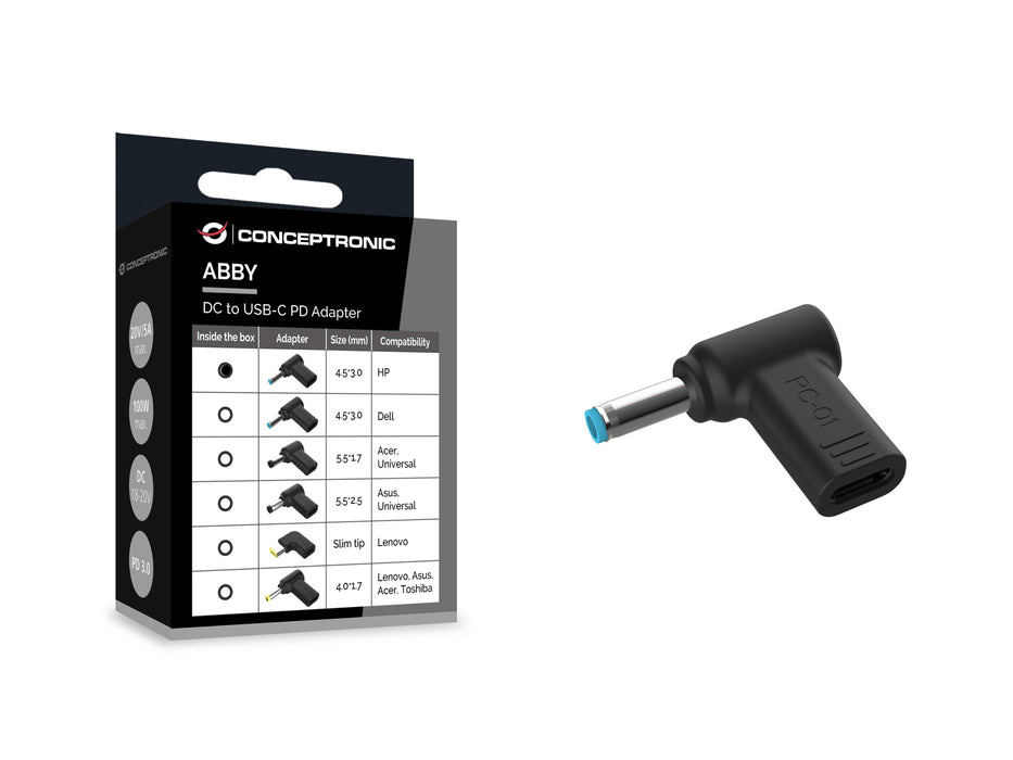 EAN 4015867237724 - Conceptronic ABBY15PC01 accesorio para portatil Clavija de adaptador de corriente para ordenador portátil imagen 3