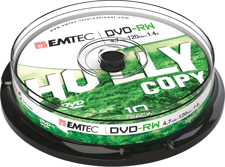 EAN 3126170114860 - Emtec ECOVRW47104CB DVD en blanco 4,7 GB DVD-RW 10 pieza(s) imagen 1