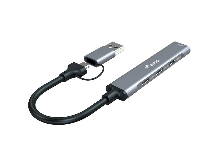 EAN 4015867242964 - Equip 128969 hub de interfaz USB 3.2 Gen 1 (3.1 Gen 1) Type-C 5000 Mbit/s Gris imagen 2