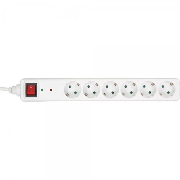EAN 4043718188284 - InLine 4043718188284 base múltiple 1,5 m 6 salidas AC Interior Blanco imagen 1