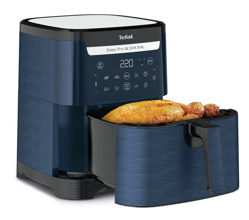 EAN 3045387290849 - Tefal Easy Fry & Grill EY8014 Doble 6,5 L Independiente 1830 W Freidora de aire caliente Azul imagen 3