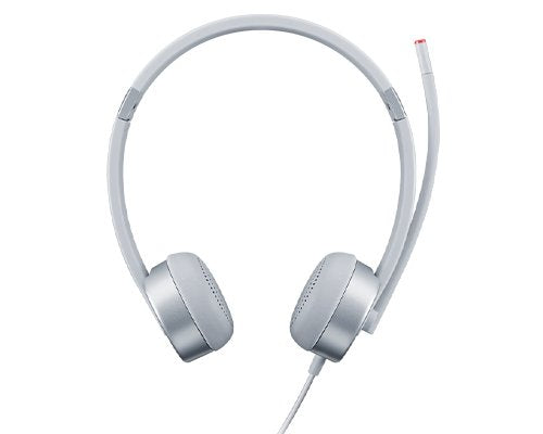 EAN 0195892023760 - Lenovo 100 Stereo Analogue Headset Auriculares Oficina/Centro de llamadas Plata imagen 1