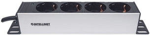 EAN 0766623714020 - Intellinet 714020 unidad de distribución de energía (PDU) 4 salidas AC 1U Gris imagen 4