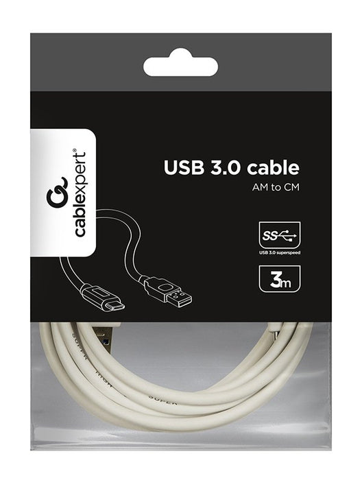 EAN 8716309099332 - Cablexpert CCP-USB3-AMCM-W-10 cable USB USB 3.2 Gen 1 (3.1 Gen 1) 3 m USB A USB C Blanco imagen 3
