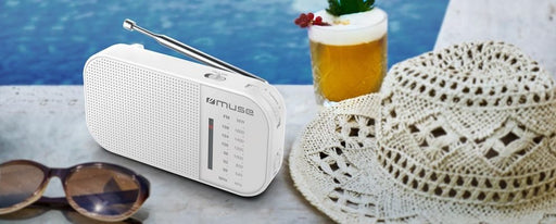 EAN 3700460207663 - Muse M-025 RW radio Portátil Analógica Blanco imagen 2