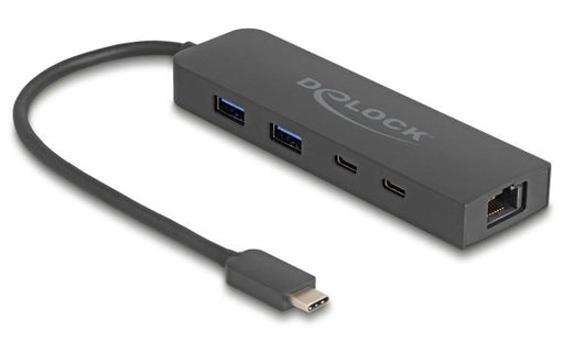 EAN 4043619641109 - DeLOCK 64110 hub de interfaz USB 3.2 Gen 2 (3.1 Gen 2) Type-C 10000 Mbit/s Negro imagen 1