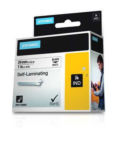 EAN 0071701202437 - DYMO 24mm RHINO Self-Laminating Vinyl tape cinta para impresora de etiquetas imagen 3