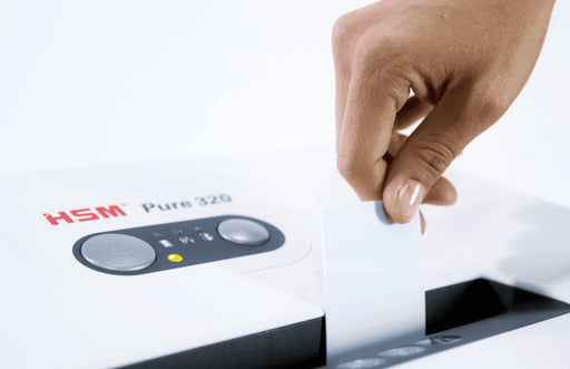 EAN 4026631059909 - HSM Pure 320 triturador de papel Corte en partículas 23 cm Blanco imagen 6
