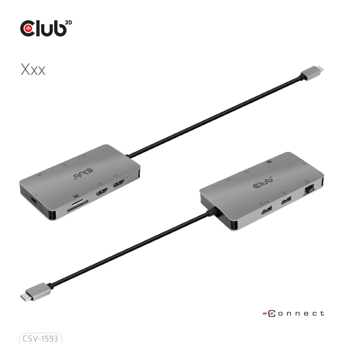 EAN 8719214471828 - CLUB3D CSV-1593 hub de interfaz USB 3.2 Gen 1 (3.1 Gen 1) Type-C 16200 Mbit/s Metálico imagen 5