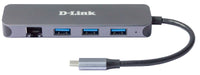 EAN 0790069468612 - D-Link DUB-2334 base para portátil y replicador de puertos Alámbrico USB Tipo C Gris imagen 2