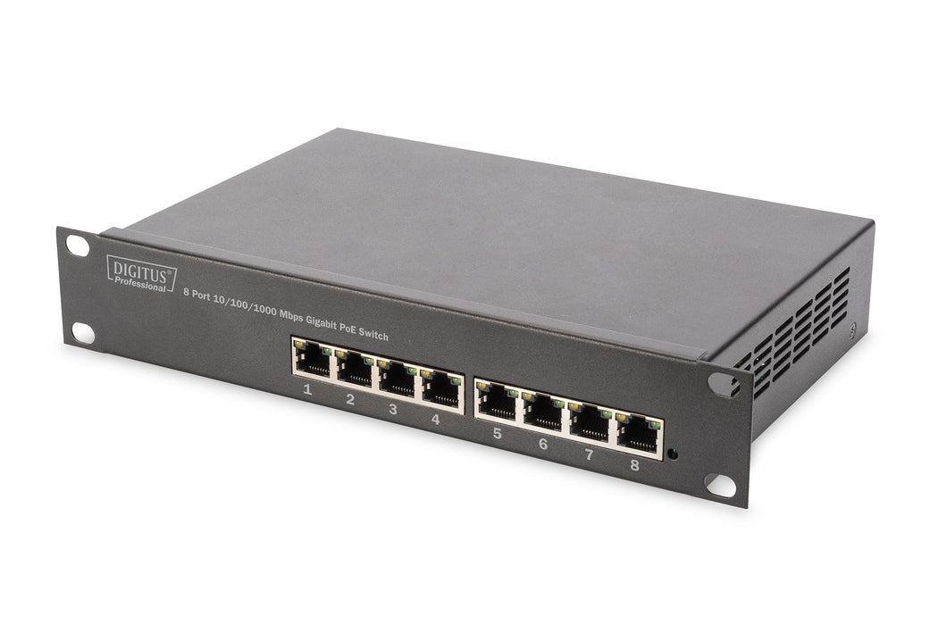 EAN 4016032441038 - Digitus DN-95317 switch No administrado Gigabit Ethernet (10/100/1000) Energía sobre Ethernet (PoE) Gris imagen 1