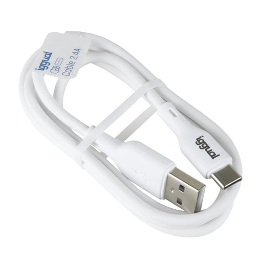 EAN 8435364316948 - iggual IGG316948 cable USB USB 2.0 1 m USB A USB C Blanco imagen 2