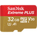 EAN 0619659155353 - SanDisk Extreme Plus 32 GB MicroSDHC UHS-I imagen 1