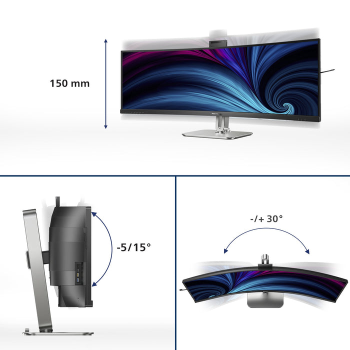 EAN 8712581804763 - Philips 49B2U6903CH/00 pantalla para PC 124,5 cm (49") 5120 x 1440 Pixeles Dual QHD LCD Gris imagen 2