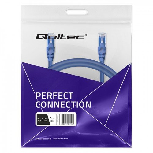 EAN 5901878545349 - Qoltec 54534 cable de red Azul 5 m Cat6 U/UTP (UTP) imagen 5