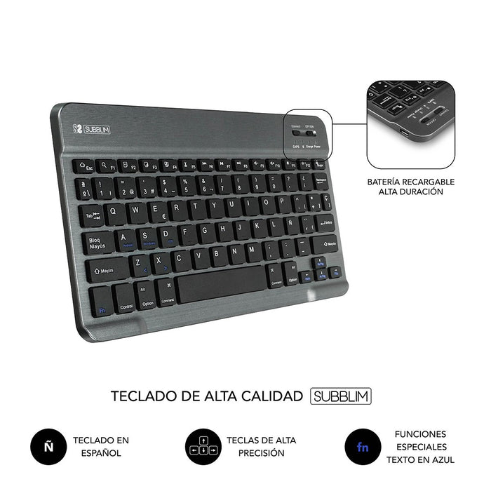 EAN 8436586741099 - SUBBLIM SUB-KT2-BT0003 teclado para móvil QWERTY Español Rojo imagen 5