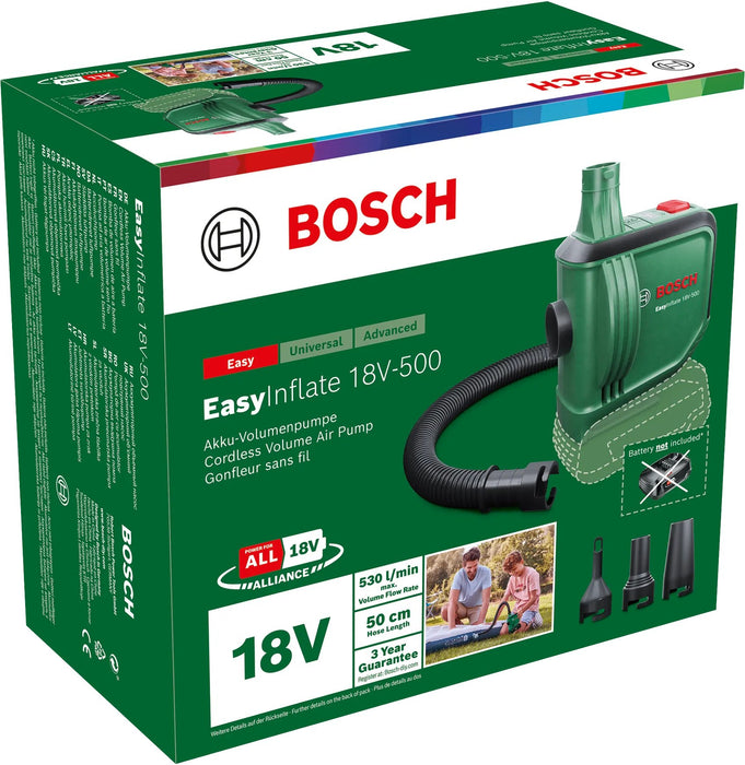 EAN 4053423240115 - Bosch EasyInflate 18V-500 bomba de aire eléctrica 0,03 bar 530 l/min imagen 3