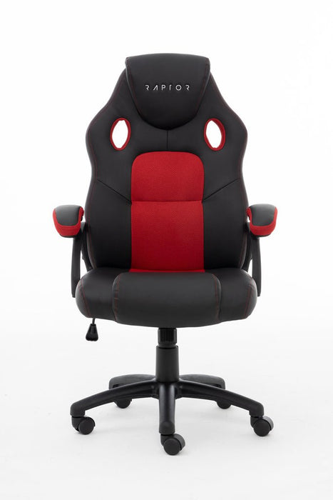 EAN 4251236201167 - Raptor Gaming 437764 silla para videojuegos Silla para videojuegos de PC Asiento acolchado Negro, Rojo imagen 1