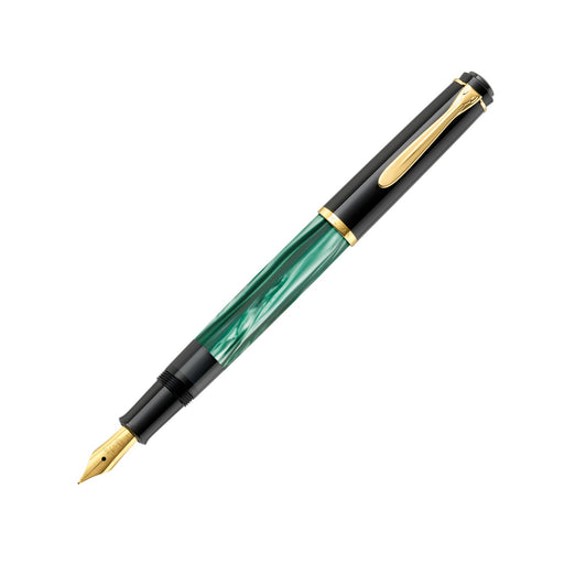 EAN 4012700994103 - Pelikan 994103 pluma estilográfica Sistema de llenado integrado Negro, Oro, Verde, Color mármol 1 pieza(s imagen 2