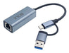 EAN 8681949016202 - Inca IUTP-01TX hub de interfaz USB 3.2 Gen 1 (3.1 Gen 1) Type-A + Type-C Azul imagen 1