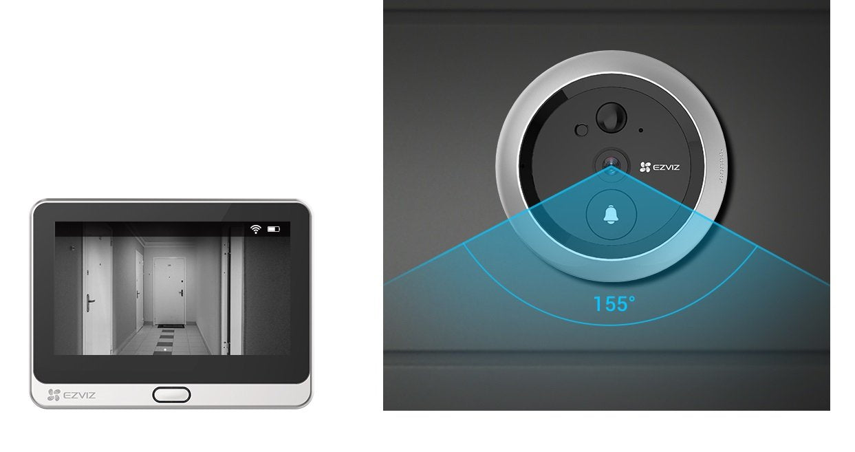 EAN 6941545607023 - EZVIZ DP2C sistema de intercomunicación de video 2 MP 10,9 cm (4.3") Plata imagen 2