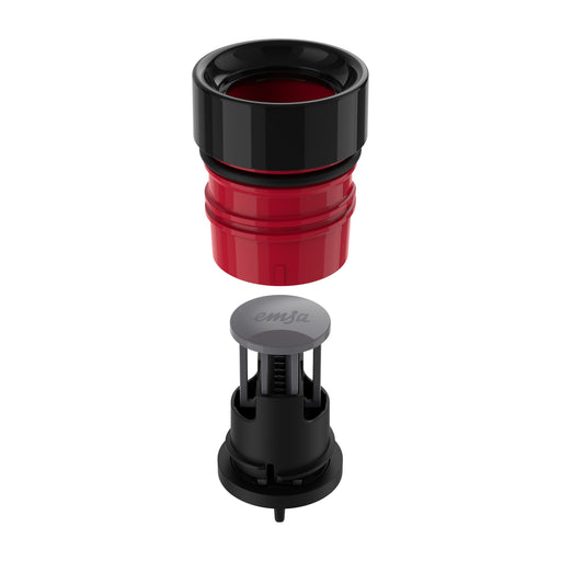 EAN 4009049537405 - EMSA Bludrop Sleeve N3111100 bidón de agua Uso diario 700 ml Acero inoxidable Negro, Acero inoxidable imagen 2