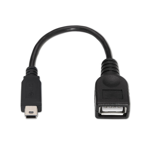 EAN 8436574700329 - AISENS A101-0033 cable USB USB 2.0 0,15 m Mini-USB B USB A Negro imagen 2