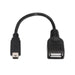 EAN 8436574700329 - AISENS A101-0033 cable USB USB 2.0 0,15 m Mini-USB B USB A Negro imagen 2