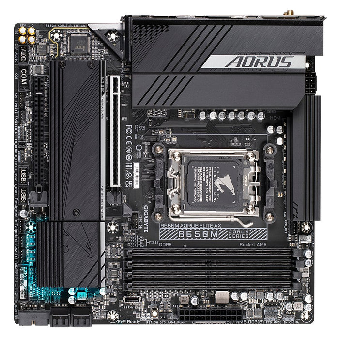 EAN 4719331849399 - GIGABYTE B650M AORUS ELITE AX placa base AMD B650 Zócalo AM5 micro ATX imagen 4
