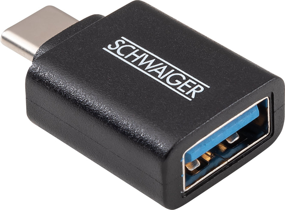 EAN 4004005011722 - Schwaiger CAU310 533 cambiador de género para cable USB Type-C USB Type-A Negro imagen 6