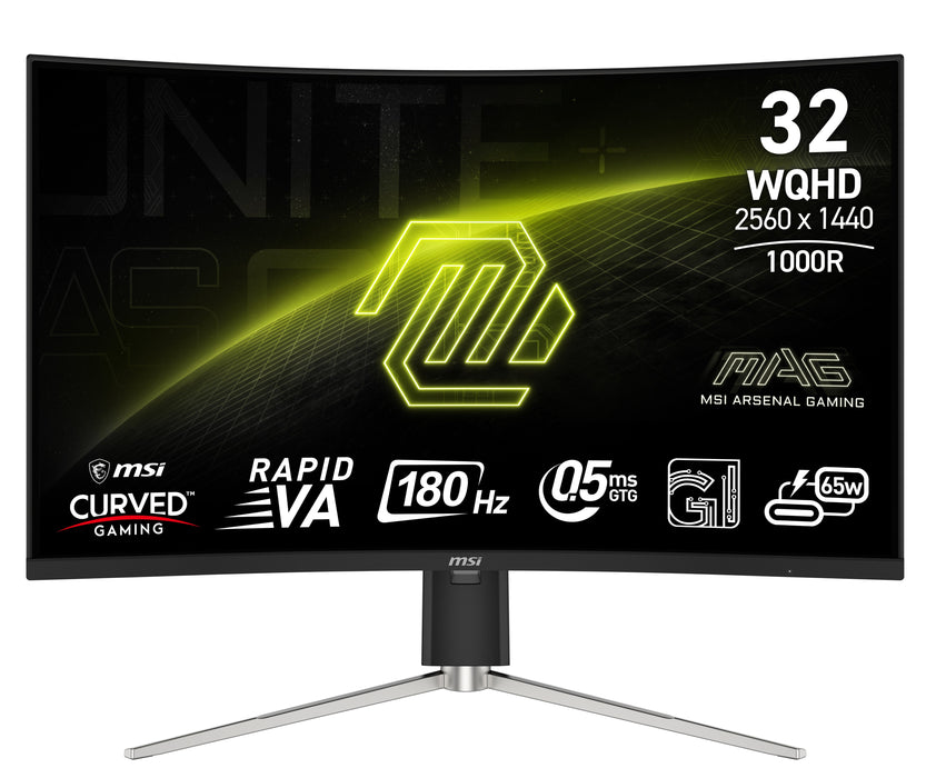 EAN 824142364185 - MSI MAG 325CQRF QD E2 pantalla para PC 80 cm (31.5") 2560 x 1440 Pixeles Wide Quad HD LED Negro imagen 2
