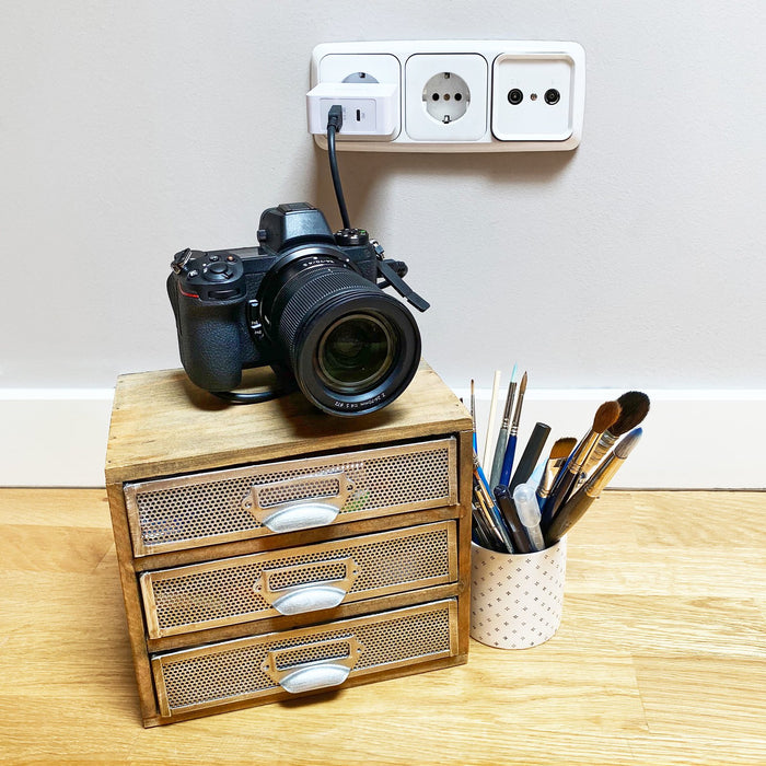 EAN 8433281008366 - TooQ TQWC-2SC03WT cargador de dispositivo móvil Universal Blanco Corriente alterna Carga rápida Interior imagen 5