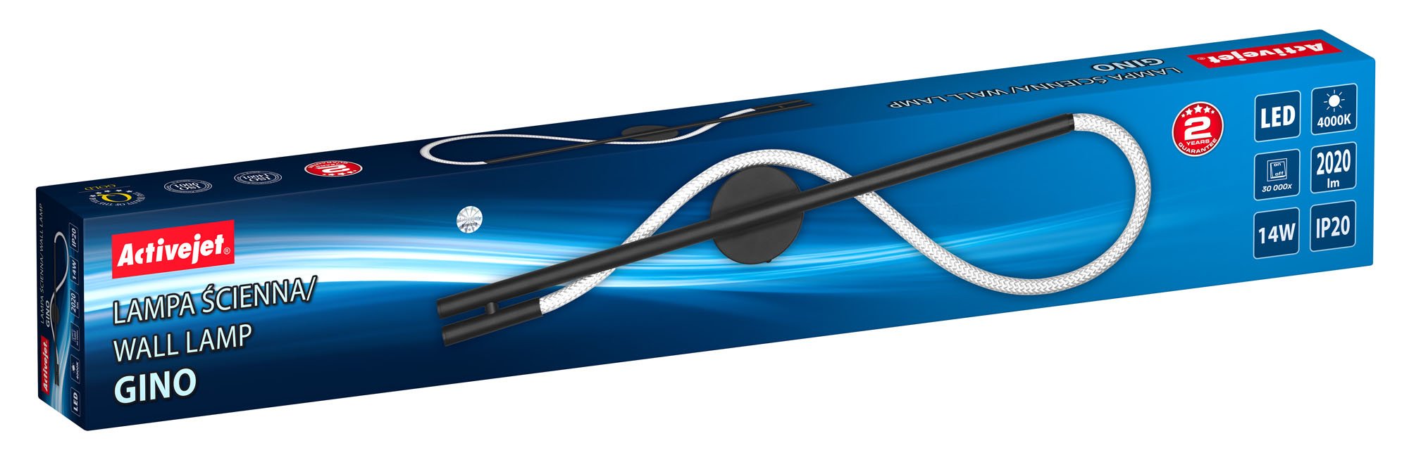 EAN 5901443123583 - Activejet AJE-GINO iluminación de pared 14 W imagen 2