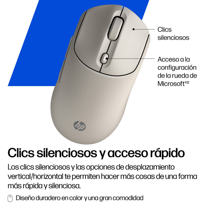 EAN 5715328149809 - HP 400 Quiet Maple Wireless Mouse ratón Hogar Ambidextro RF Wireless + Bluetooth 6000 DPI imagen 4
