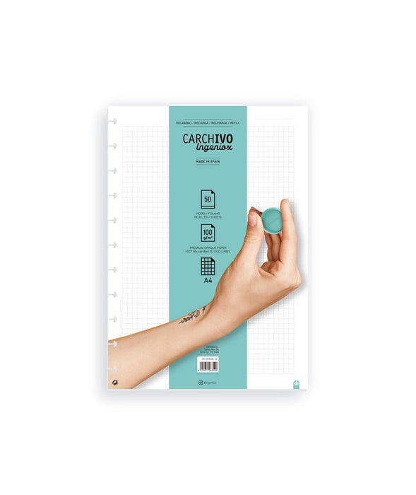 EAN 8422951063590 - CARCHIVO 66104105 papel de cuaderno 210 x 297 mm (A4) 50 hojas imagen 1