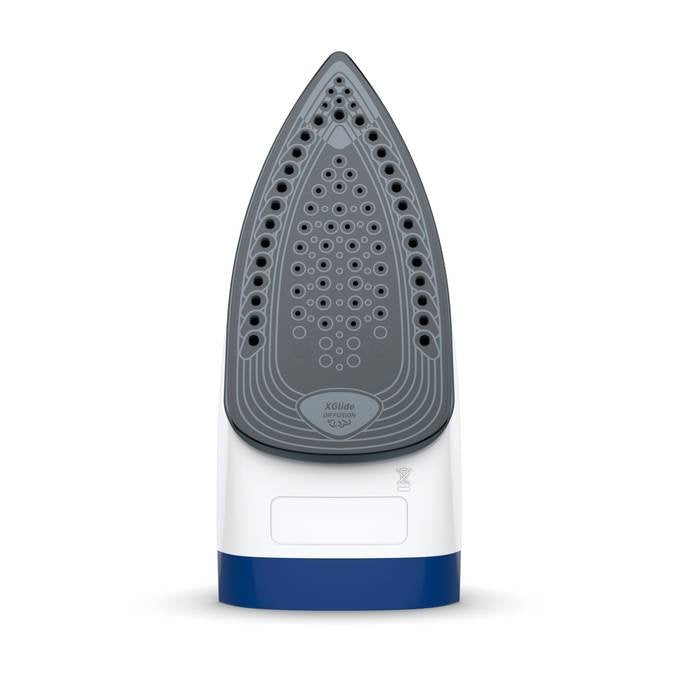 EAN 3121040081914 - Tefal FV2838 Plancha vapor-seco Suela de Cerilium 2400 W Azul, Blanco imagen 2