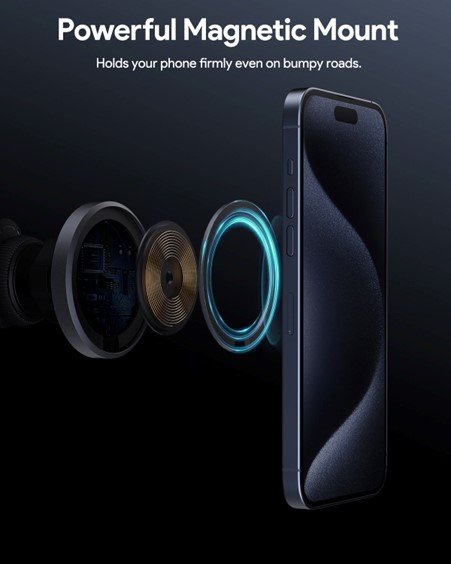 EAN 0689323787043 - AUKEY MagFusion Dash Phone Mount montaje y soporte para teléfono Negro imagen 2