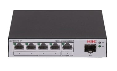 EAN 6934648057390 - H3C LS-1600V2-6P-GL switch Gestionado L2 Gigabit Ethernet (10/100/1000) Negro, Gris imagen 1
