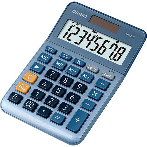 EAN 4549526609909 - Casio MS-80E calculadora Bolsillo Calculadora financiera Azul imagen 1
