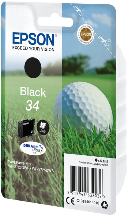 EAN 8715946632032 - Epson Golf ball C13T34614010 cartucho de tinta 1 pieza(s) Original Rendimiento estándar Negro imagen 2