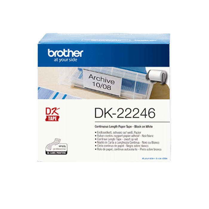 EAN 4977766776967 - Brother DK-22246 cinta para impresora de etiquetas Negro sobre blanco imagen 2