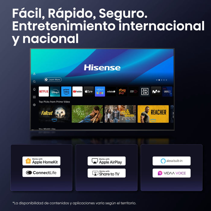 EAN 6942351416885 - Hisense E7Q PRO 75E7Q PRO 190,5 cm (75") 4K Ultra HD Smart TV Wifi Negro 385 cd / m² imagen 9