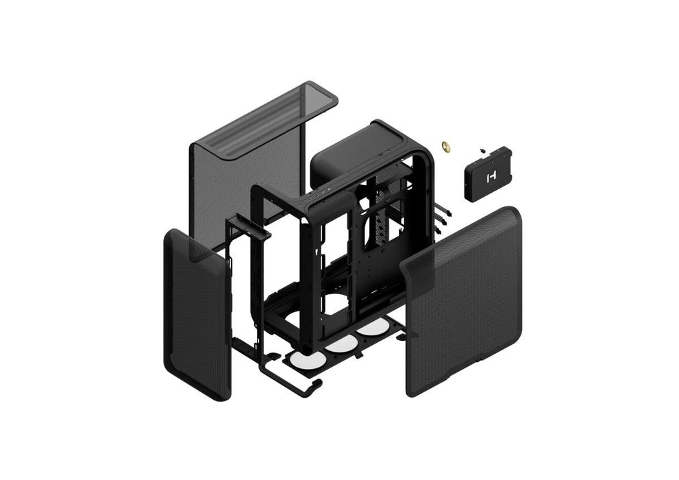 EAN 1220000352513 - HYTE X50 AIR MID TOWER CASE PITCH BLACK imagen 7